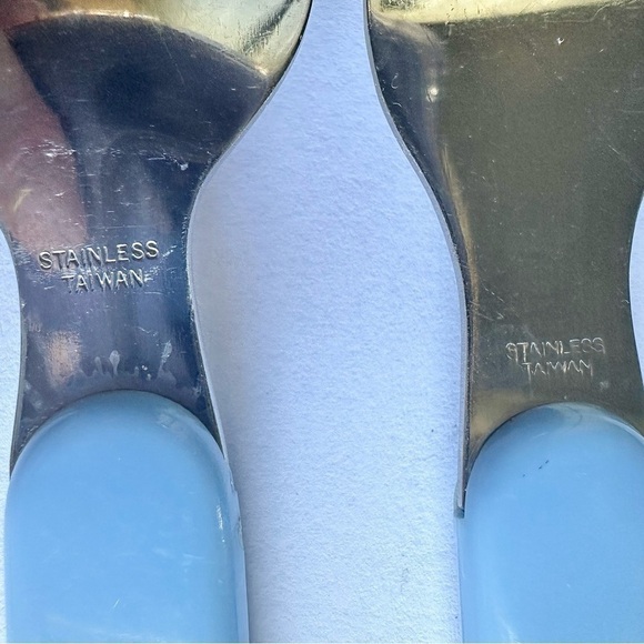 Vintage Barney 1997 Child Fork Spoon Set Utensils Yellow Horse Stainless Steel - Picture 5 of 7